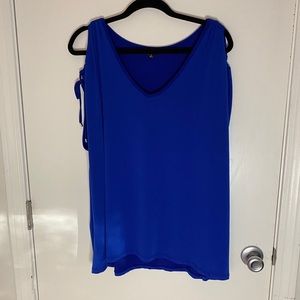 Royal blue top